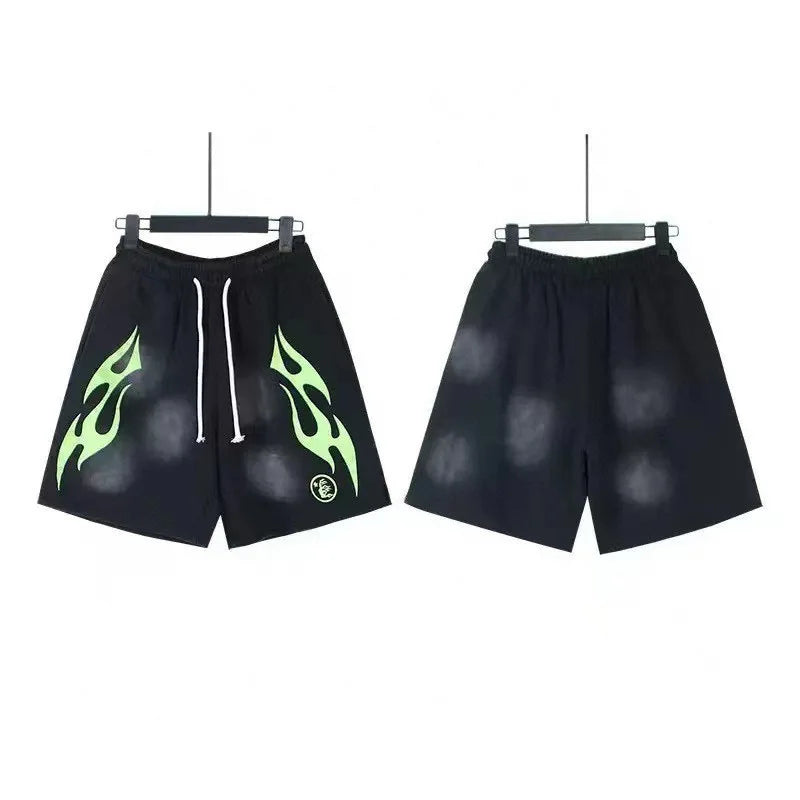 Flame Hip Hop Shorts