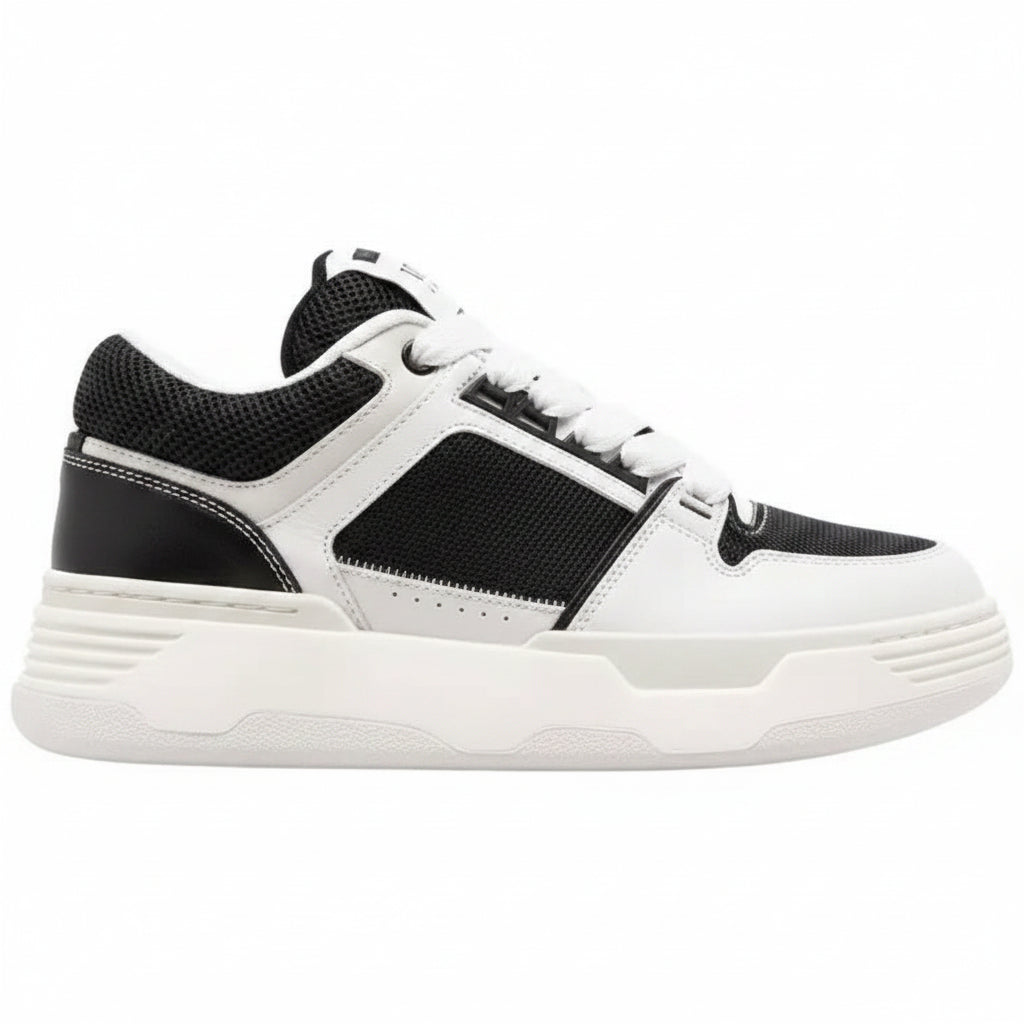 Top Quality New Designer Luxury Shoes Black White Men Fashion Leather Rubber Casual Shoes Designer Trainer Amiry Shoes Men
